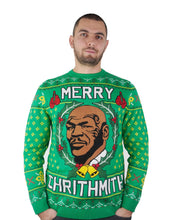 Merry Chrithmith Funny Ugly Christmas Knitted Sweater Xmas Party Funny Sweatershirt (Small Green)