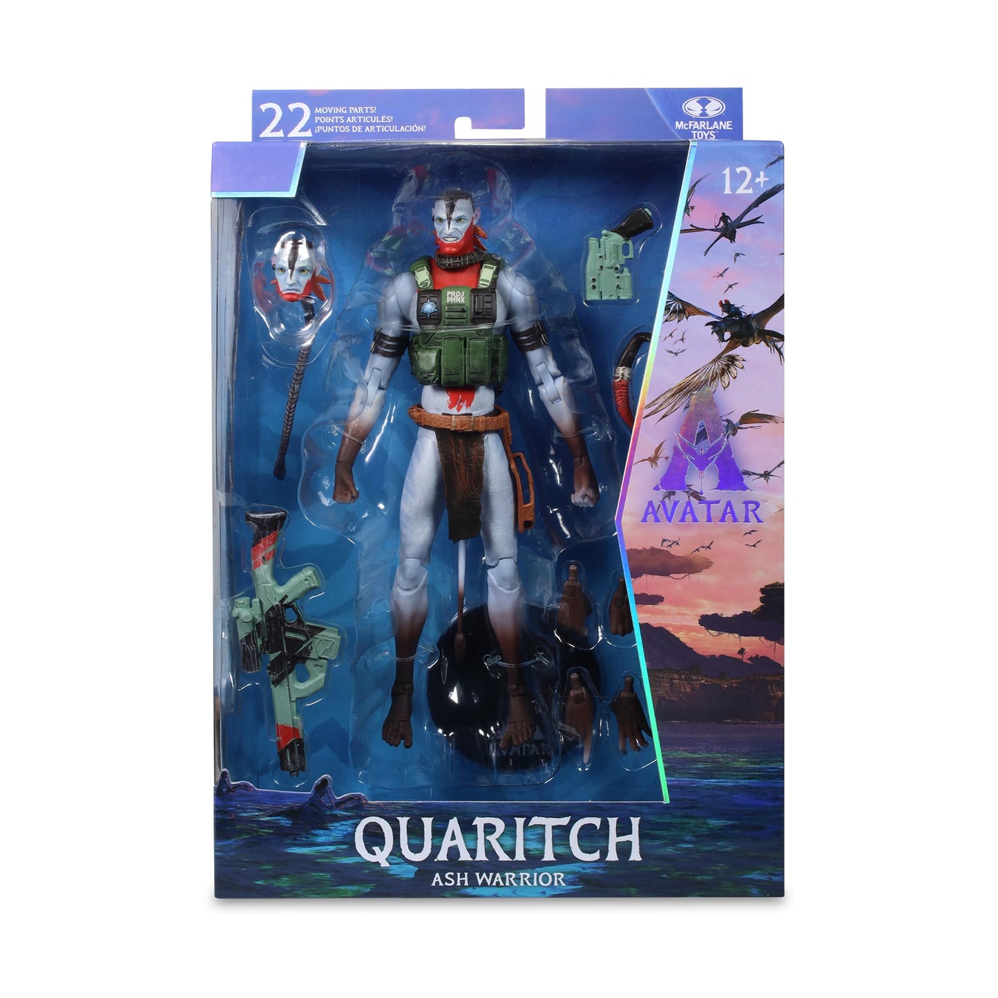 McFarlane Toys- Avatar: Fire and Ash Quaritch (Ash Warrior) 7in Action Figure McFarlane Collector Edition