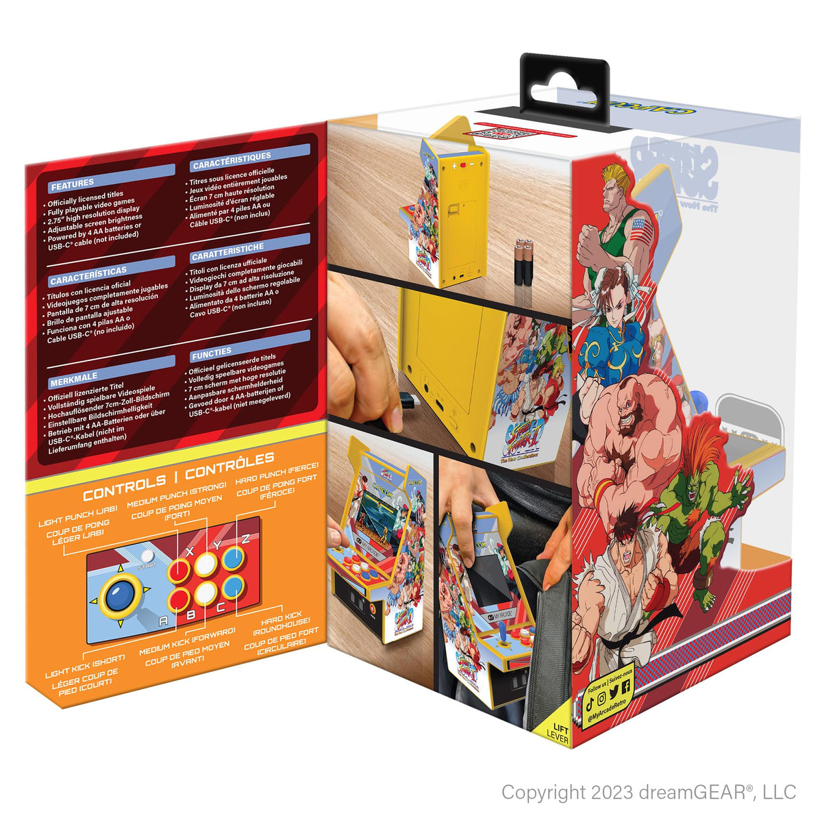 My Arcade Super Street Fighter II Micro Player Pro: Capcom Games, Classic Arcades, 2 Games in 1
