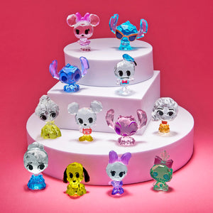 Cra-Z-Art Disney Crystal Surprise Series 1, Mini Collectible Crystal Figures with Activity Compound, Collectible Blind Bag Inspired Crystal Figures, Kids Toys for Ages 3 and Up