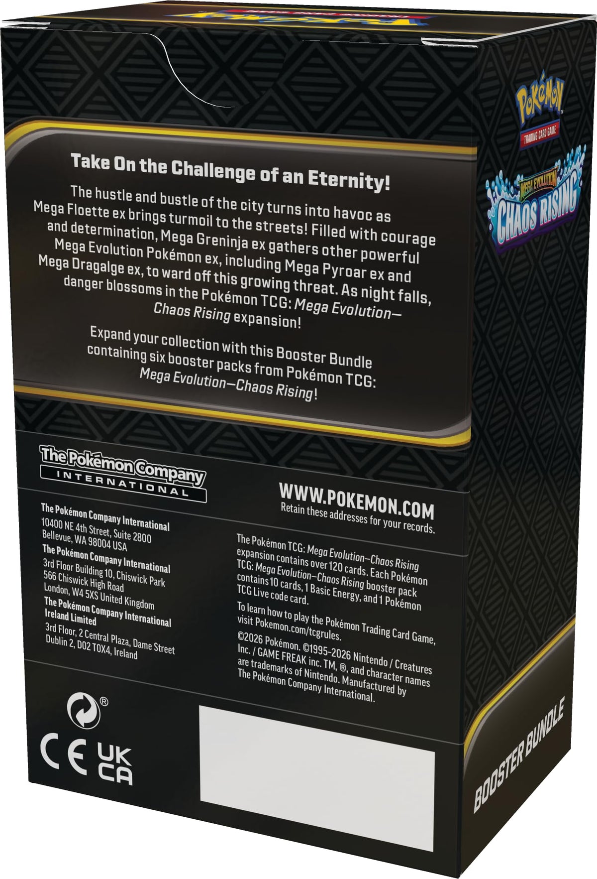 Pokémon TCG: Mega Evolution Chaos Rising Booster Bundle, 6 Pack