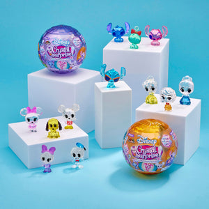 Cra-Z-Art Disney Crystal Surprise Series 1, Mini Collectible Crystal Figures with Activity Compound, Collectible Blind Bag Inspired Crystal Figures, Kids Toys for Ages 3 and Up