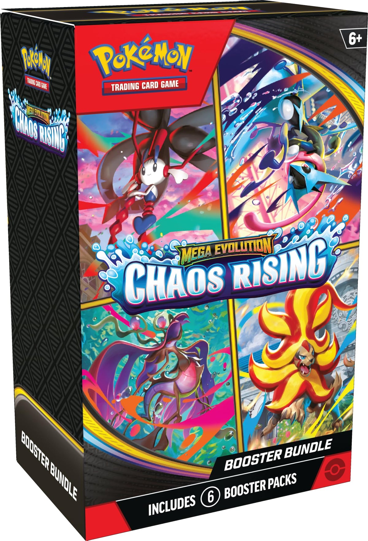 Pokémon TCG: Mega Evolution Chaos Rising Booster Bundle, 6 Pack