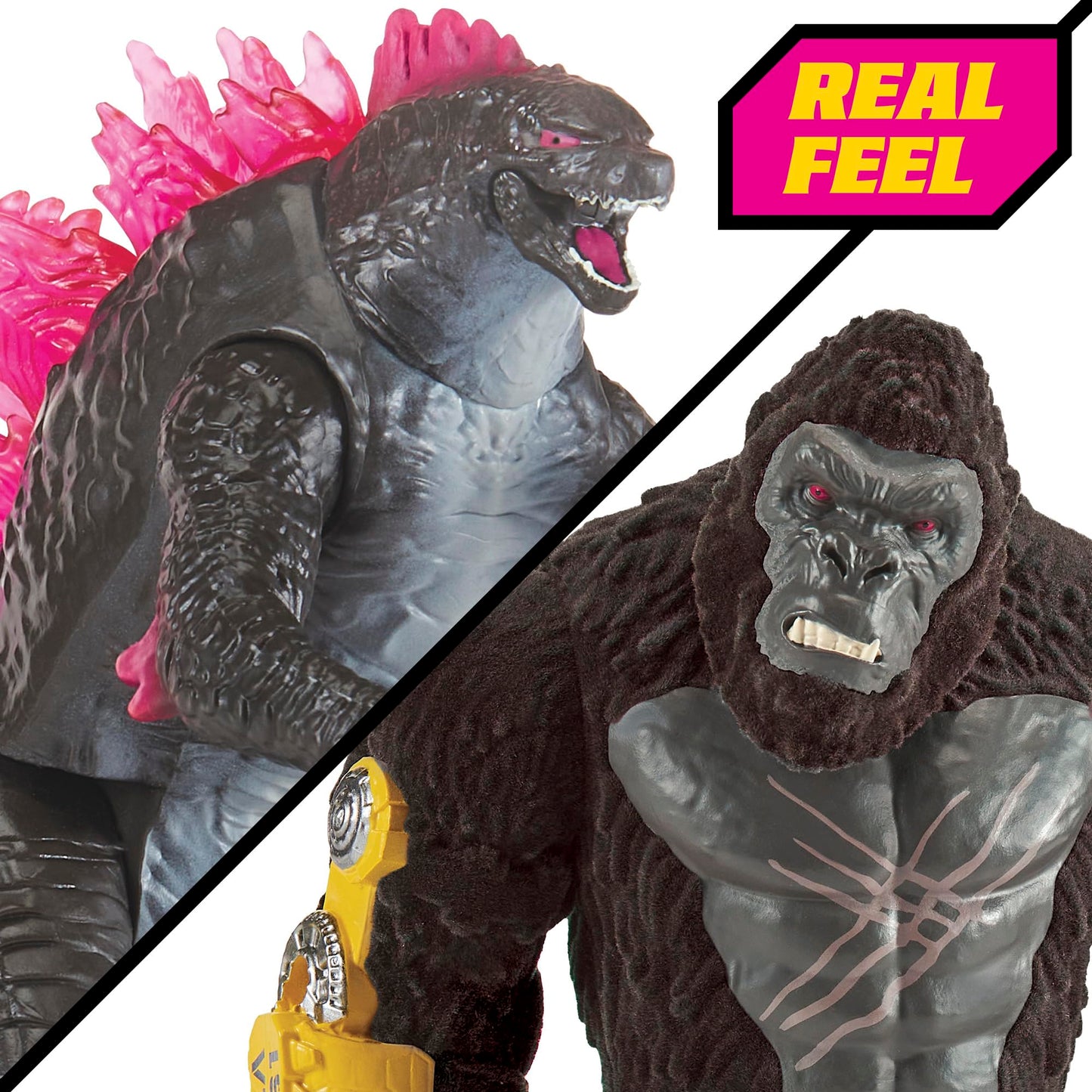 MonsterVerse Real Feel Kong & Godzilla 2-Pack by Playmates Toys