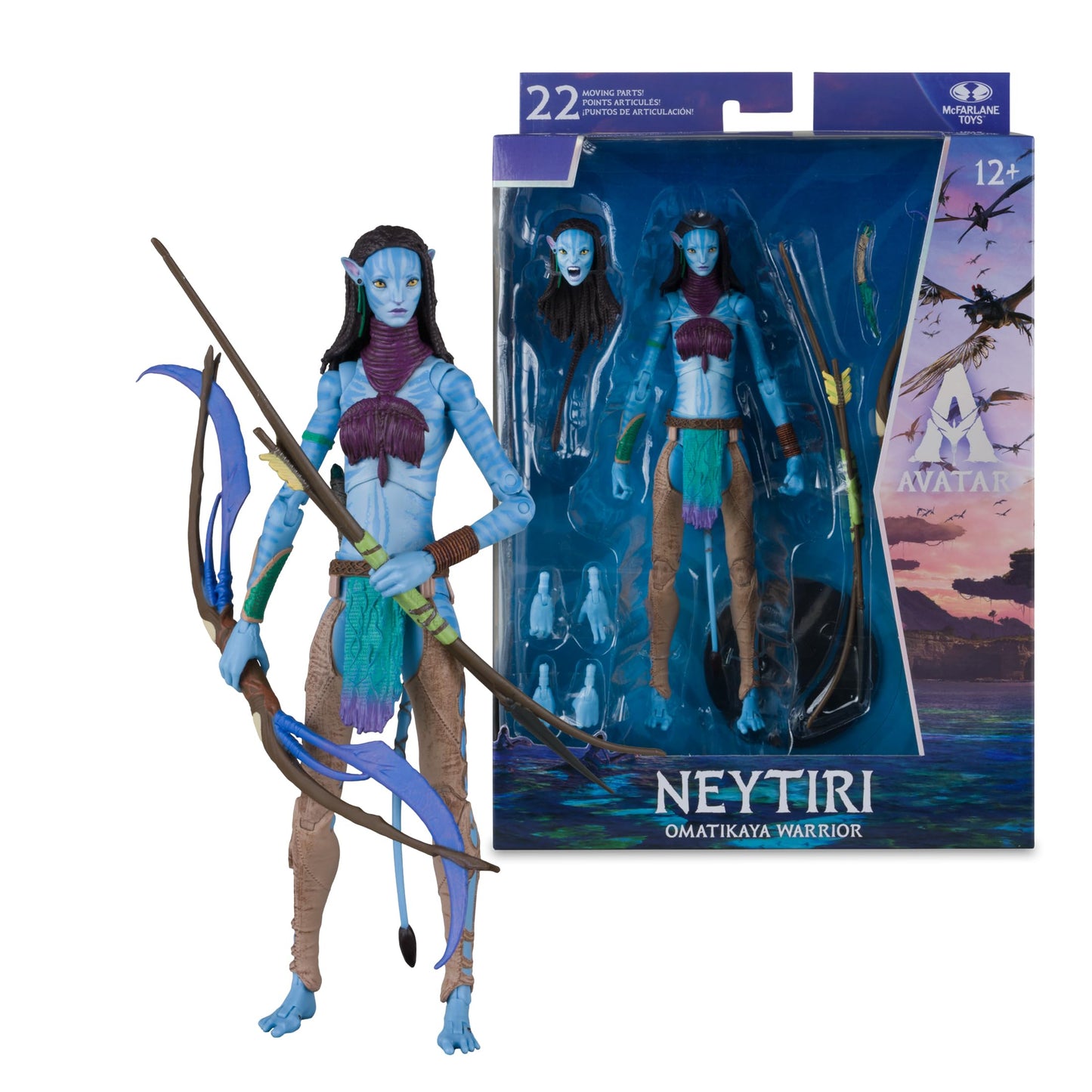 McFarlane Toys- Avatar: Fire and Ash Neytiri (Omatikaya Warrior) 7in Action Figure McFarlane Collector Edition