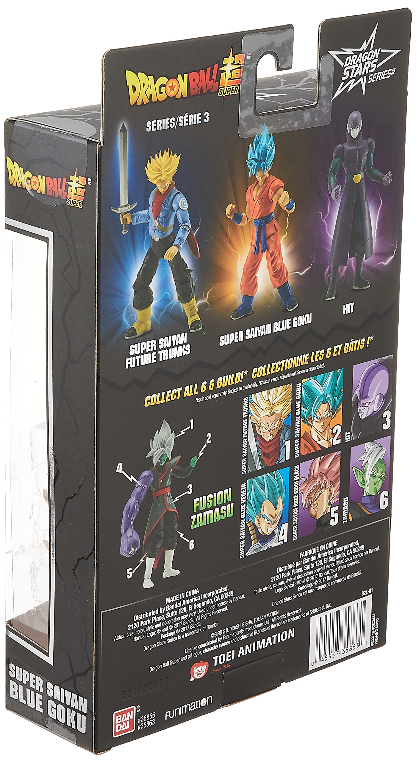 Bandai America - Dragon Ball Super Dragon Stars Super Saiyan Blue Goku