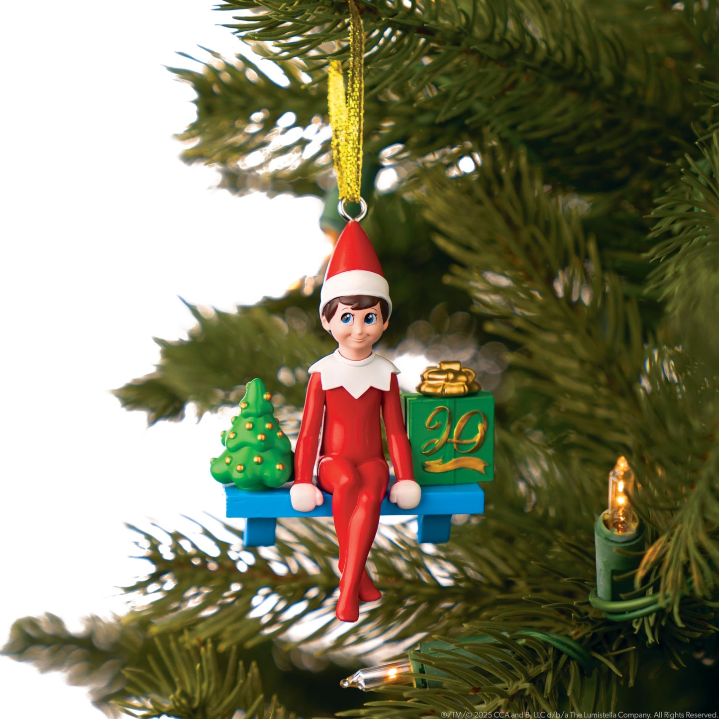 The Elf on the Shelf: A Christmas Tradition Limited 20th Anniversary Edition Box Set - Posable Boy Scout Elf with Blue Eyes, New Edition Storybook and Keepsake with Collectible Pajama Set and Ornament