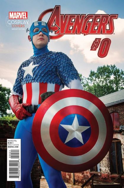 Avengers, Vol. 6 #0B – Supremacy / Eidetic / The Night That Hell Froze Over / Everything Is New / In The Beginning / The Opposite Of Kicking (Cosplay Incentive Variant (1:15))
