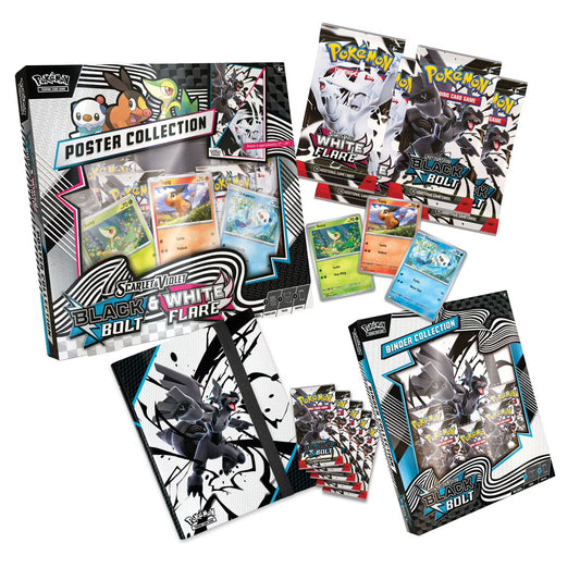 Pokémon Black Bolt Binder & Poster Collection with Booster Packs (Sam's Club Exclusive)