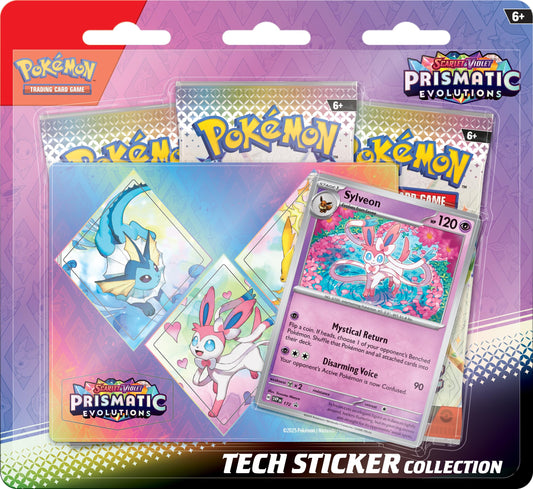 Pokemon TCG Scarlet and Violet 8.5 Prismatic Evolutions Tech Sticker Collection (Sylveon)