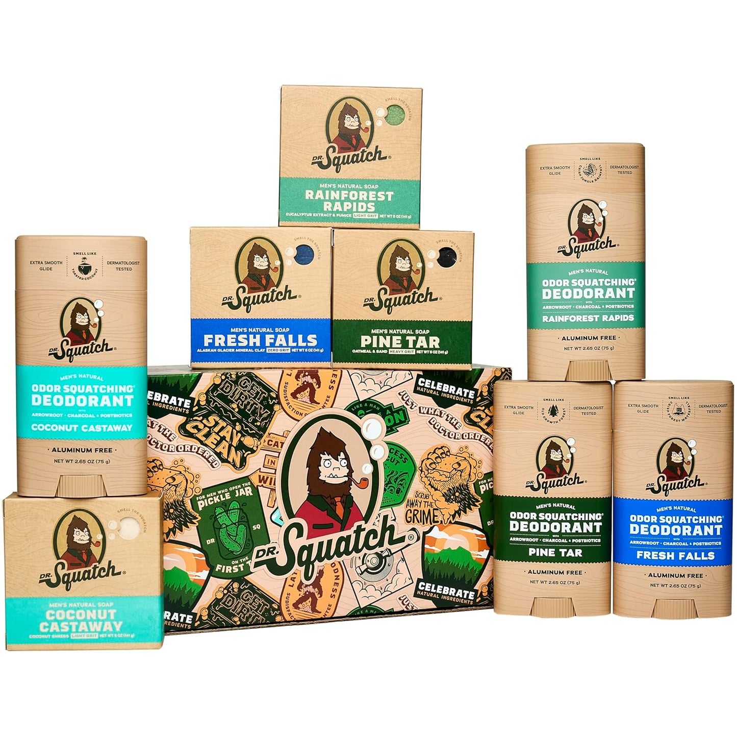 Dr. Squatch Natural Bar Soap for Men