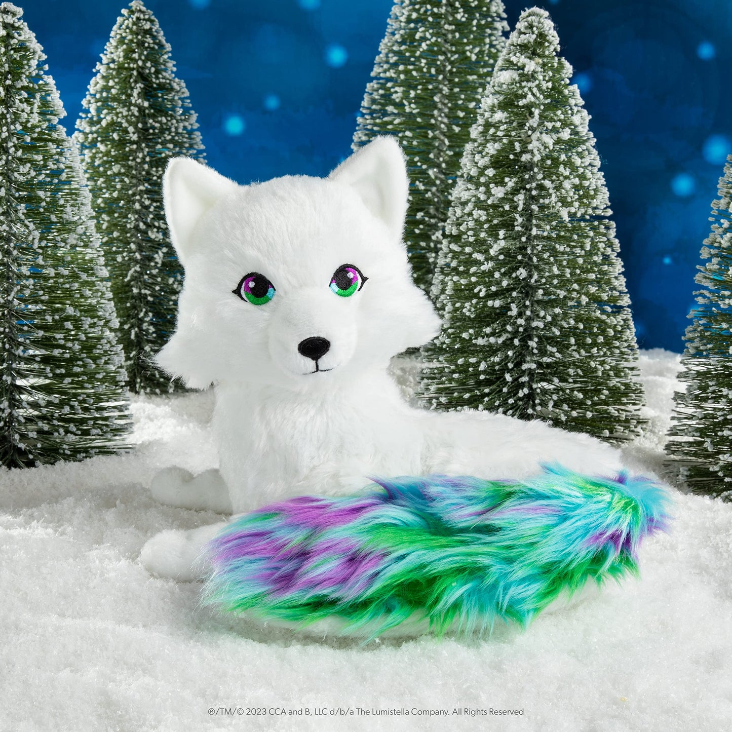 Extraordinary Noorah Plush - 9-Inch Deluxe Animal Plush with Northern Lights-Inspired Tail - As Seen in Elf Pets: A Fox Cub's Christmas Tale - Arctic Fox Pal of The Elf on the Shelf