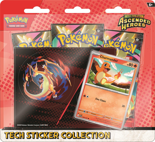 Pokémon TCG: Mega Evolution—Ascended Heroes Tech Sticker Collection Charmander