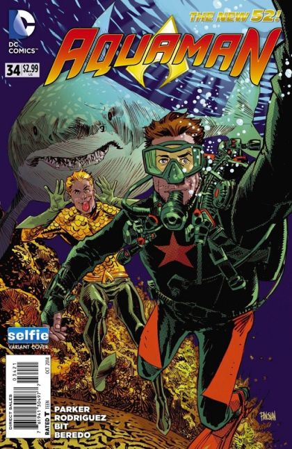 Aquaman, Vol. 7 #34B – Land and Sea (Dan Panosian Selfie Variant)