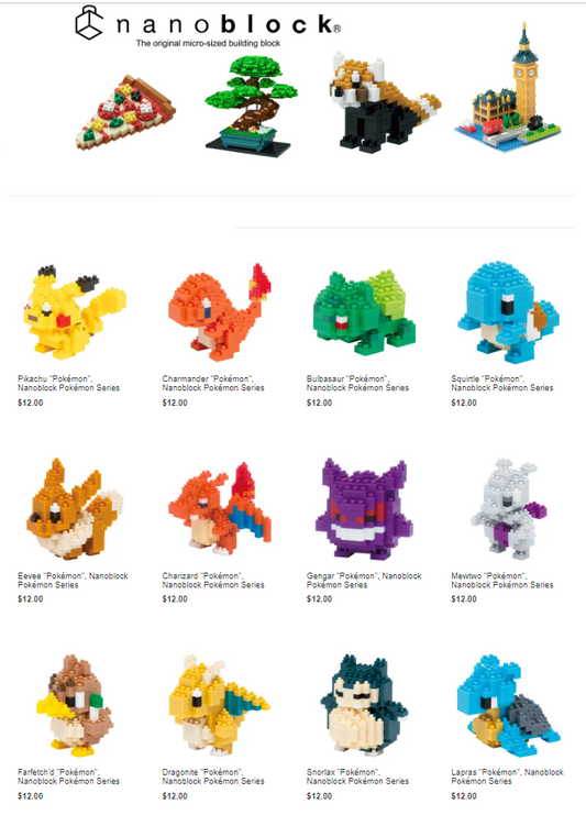 Bandai Namco Nanoblock - Collection Series Building Kit