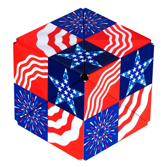 Shashibo USA 250 Celebration Magnetic Puzzle Cube