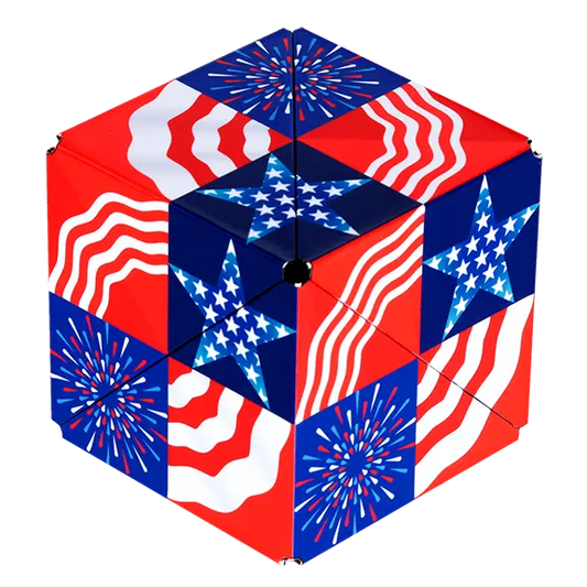 Shashibo USA 250 Celebration Magnetic Puzzle Cube