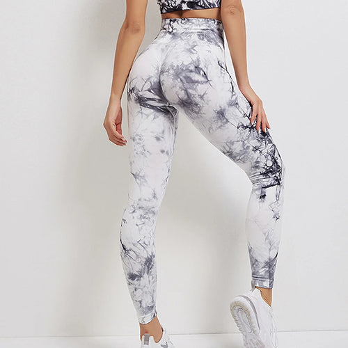 Tie Dye Seamless High Waist Yoga Pants