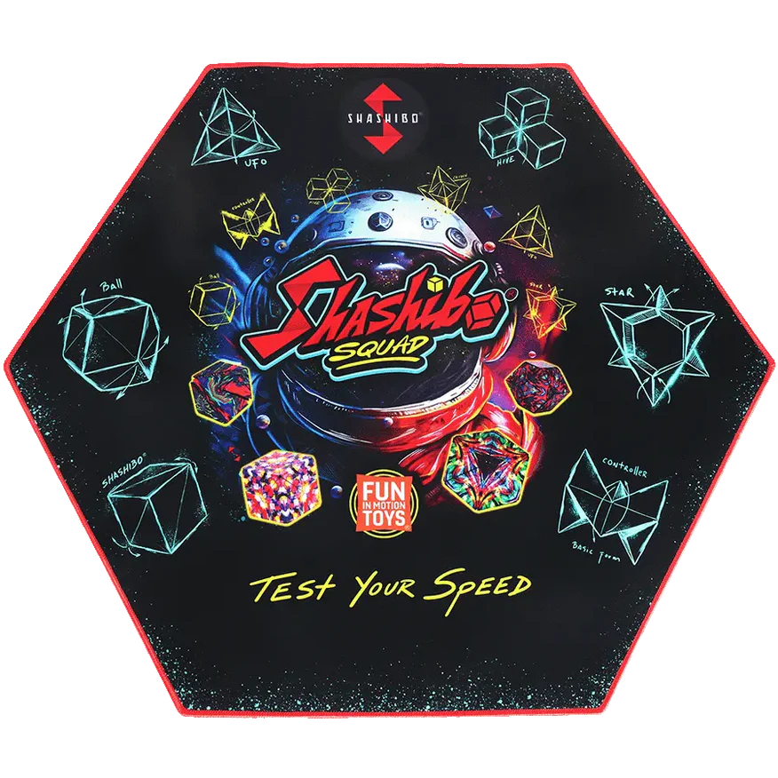 Shashibo Mat & Timer – Speed Challenge Play Set for Shashibo Cubes