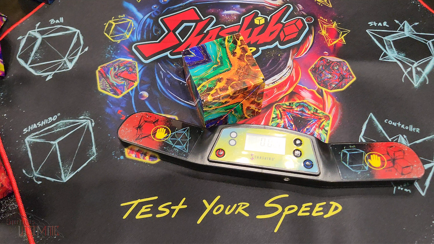 Shashibo Mat & Timer – Speed Challenge Play Set for Shashibo Cubes