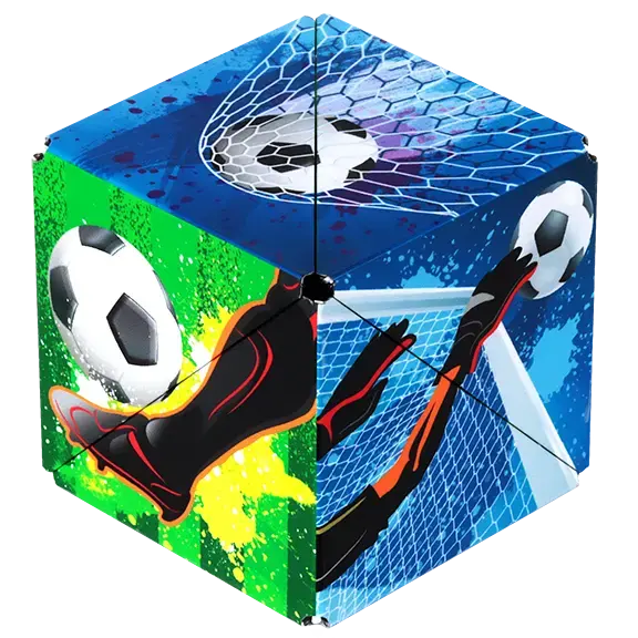 Shashibo World Cup Soccer Magnetic Puzzle Cube