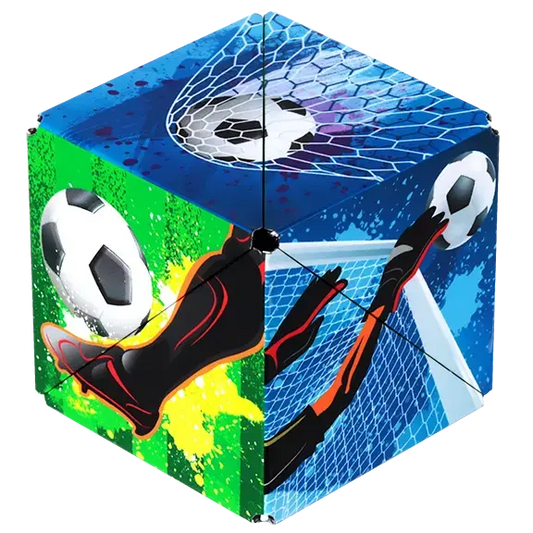 Shashibo World Cup Soccer Magnetic Puzzle Cube