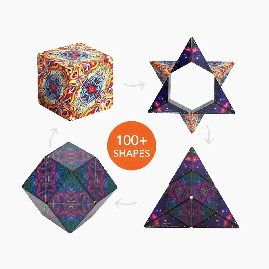 Shashibo Magnetic Puzzle Cube – Shape Shifting Box Toy (Transforms into 70+ Shapes)