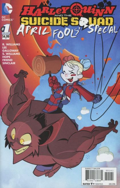 Harley Quinn and Suicide Squad April Fool's Special #1D – Evil Anonymous (Sean Galloway Variant Cover)