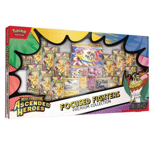 Pokémon Mega Evolution Ascended Heroes Focused Fighters Premium Collection (Sam's Club Exclusive)