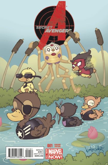 Secret Avengers, Vol. 3 #1E – Part 1 (Katie Cook animal variant)