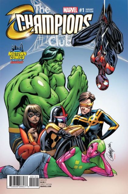Champions, Vol. 2 (Marvel) #1AH (J. Scott Campbell Exclusive Variant)