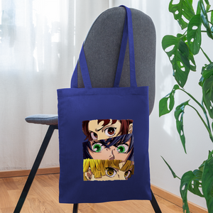 The 'Demon Slayer' Trio Tote Bag - royal blue