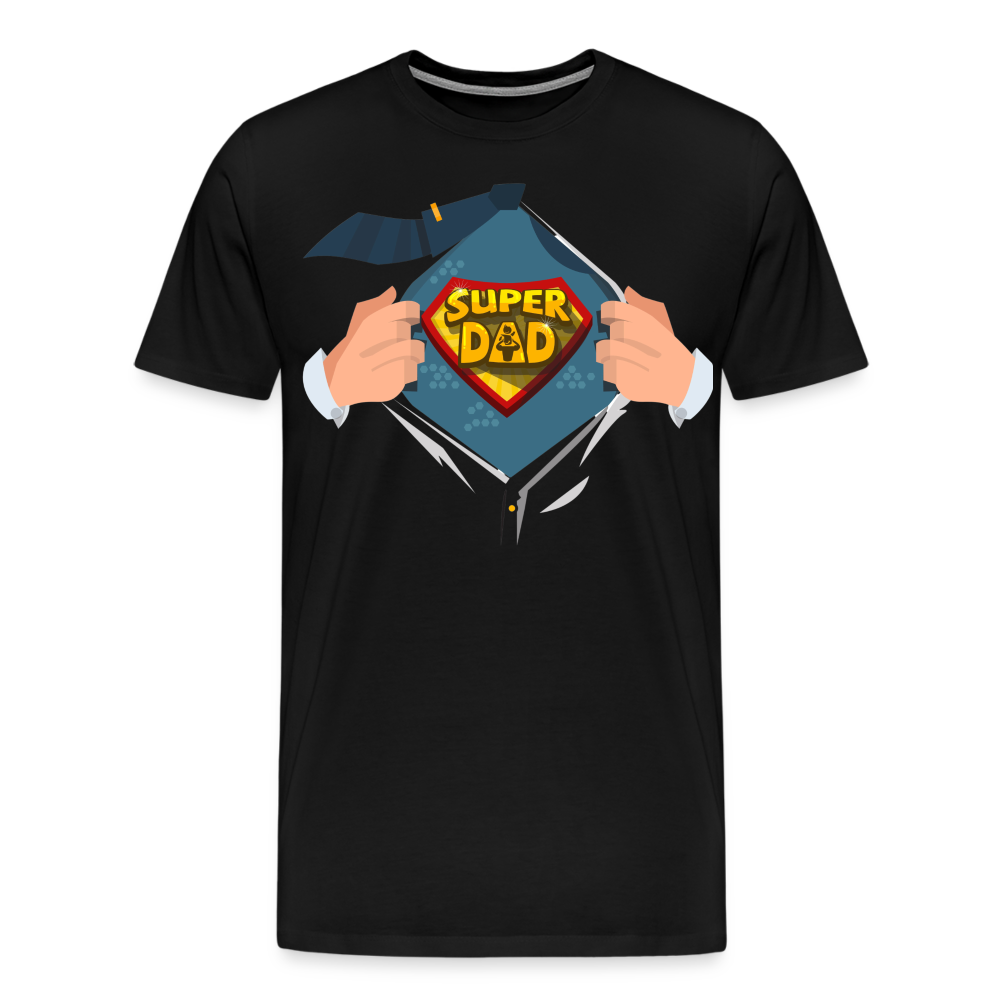 Super Dad: The Ultimate Father's Day Tee Tribute Men's Premium T-Shirt - black