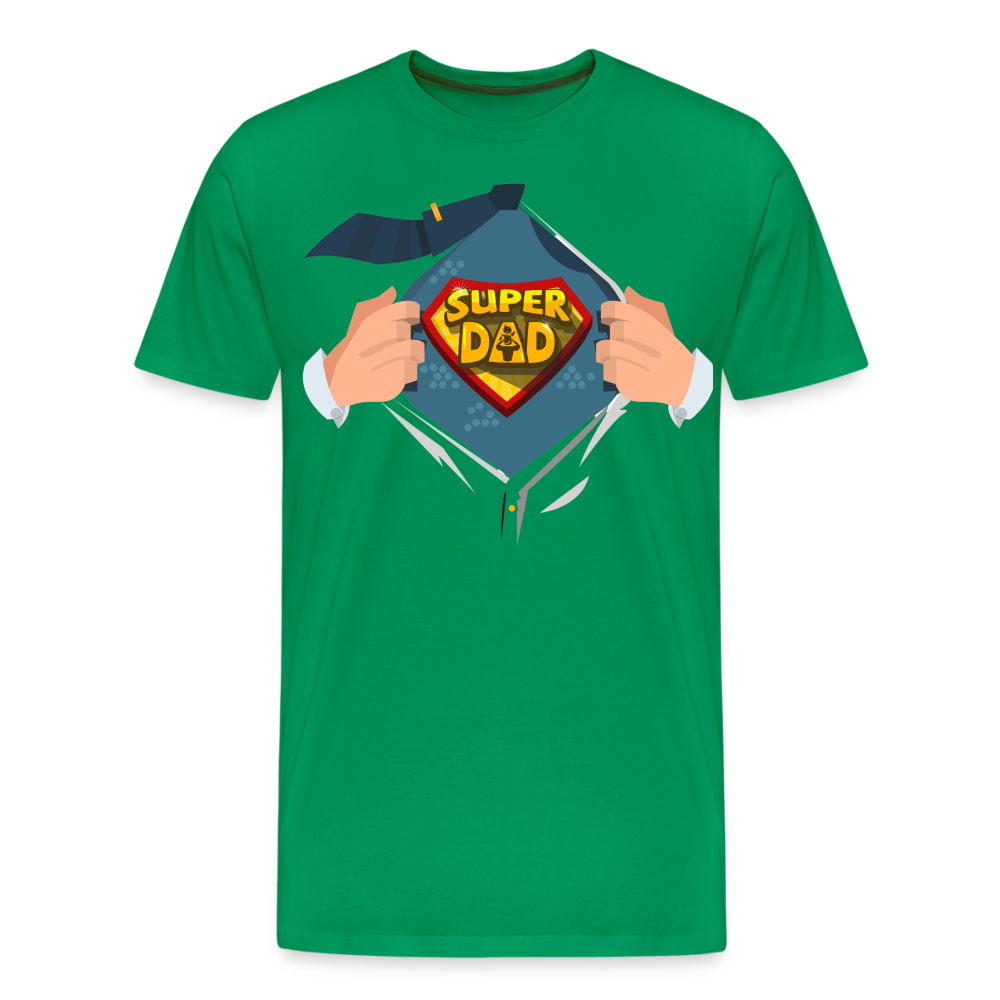 Super Dad: The Ultimate Father's Day Tee Tribute Men's Premium T-Shirt - kelly green