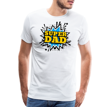 The 'Super Dad' Tribute Tee Men's Premium T-Shirt - white