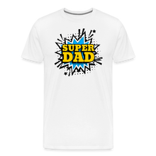 The 'Super Dad' Tribute Tee Men's Premium T-Shirt - white