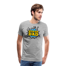 The 'Super Dad' Tribute Tee Men's Premium T-Shirt - heather gray