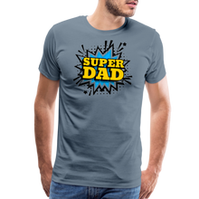 The 'Super Dad' Tribute Tee Men's Premium T-Shirt - steel blue