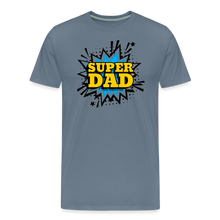 The 'Super Dad' Tribute Tee Men's Premium T-Shirt - steel blue