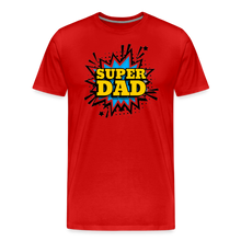 The 'Super Dad' Tribute Tee Men's Premium T-Shirt - red