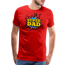 The 'Super Dad' Tribute Tee Men's Premium T-Shirt - red