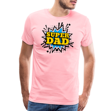 The 'Super Dad' Tribute Tee Men's Premium T-Shirt - pink