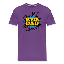 The 'Super Dad' Tribute Tee Men's Premium T-Shirt - purple