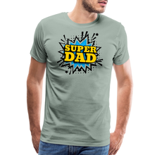 The 'Super Dad' Tribute Tee Men's Premium T-Shirt - steel green