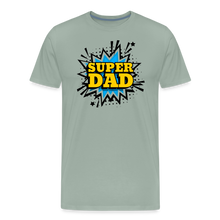 The 'Super Dad' Tribute Tee Men's Premium T-Shirt - steel green