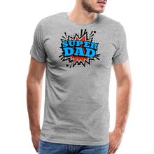 Dad Force One: Soaring in 'Super Dad' Style Men's Premium T-Shirt - heather gray