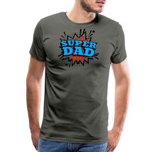 Dad Force One: Soaring in 'Super Dad' Style Men's Premium T-Shirt - asphalt gray