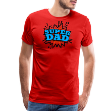 Dad Force One: Soaring in 'Super Dad' Style Men's Premium T-Shirt - red