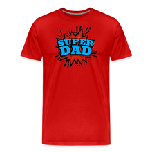 Dad Force One: Soaring in 'Super Dad' Style Men's Premium T-Shirt - red