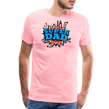 Dad Force One: Soaring in 'Super Dad' Style Men's Premium T-Shirt - pink